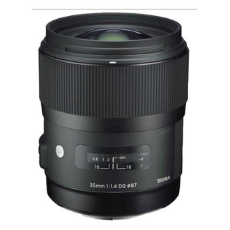 Sigma - 35mm F / 1.4 DG HSM Art Standard Lens pour Nikon - Noir
