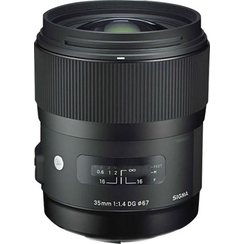 Sigma - 35mm F / 1,4 DG HSM Art Standard Standard Lens pour Canon - Noir