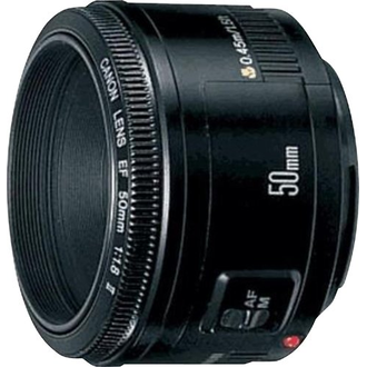 Canon - EF 50mm F / 1.8 II Lentille standard - Noir