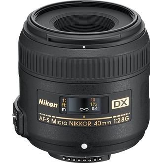 Nikon - AF-S DX Micro-Nikkor 40mm F / 2.8g Macro Lens - Noir