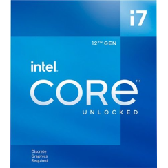 Intel - Core I7-12700KF Processeur de bureau 12 (8p + 4e) CORE jusqu'à 5,0 GHz Déverrouillé LGA1700 600 Chipset 125W