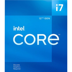 Intel - Core i7-12700f 12. Generation - 12 Kern - 20 Thread - 2,1 bis 4,9 GHz - LGA1700 - Desktop -Prozessor