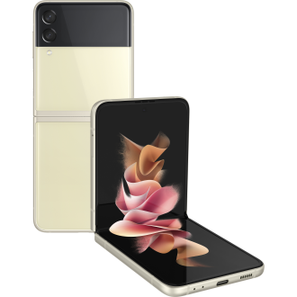 Samsung - Galaxy Z Flip3 5G 128 Go - Crème (AT&T)