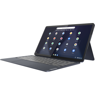 Lenovo - Chromebook Duet 5 - 13.3 "Tablette à écran tactile OLED - Mémoire de 8 Go - 128 Go SSD - Avec clavier - Abyss Blue