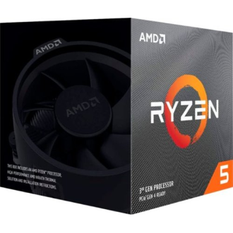 AMD - Ryzen 5 3600xt 3rd Gen 6-Core, 12 traces de bureau déverrouillé avec Wraith Spire Fraîcheur