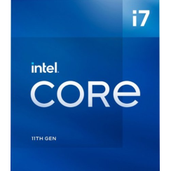 Intel - Core i7-11700 11th Generation - 8 Core - 16 Thread - 2,5 à 4,9 GHz - LGA1200 - Processeur de bureau verrouillé