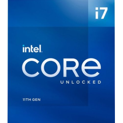 Intel - Core i7-11700K 11e génération - 8 Core - 16 Thread - 3,6 à 5,0 GHz - LGA1200 - Processeur de bureau déverrouillé