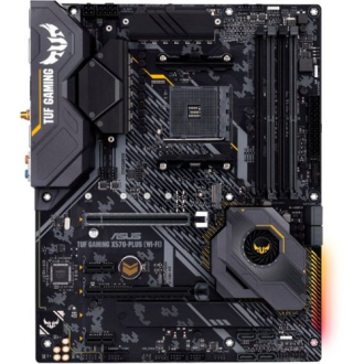 ASUS-TUF Gaming x570-plus (Wi-Fi) (Socket AM4) USB-C Gen2 AMD Motherboard mit LED-Beleuchtung