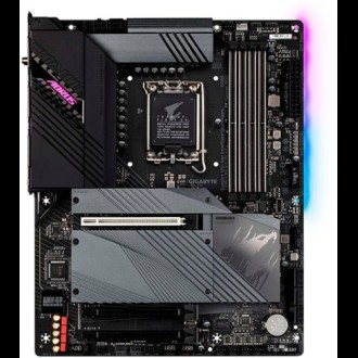 Gigabyte - Z690 AORUS ELITE AX LGA 1700 Intel Z690 ATX Motorard avec DDR5, PCIe 5.0, USB 3.2 Gen2x2 Type-C, WiFi 6, RGB - Black