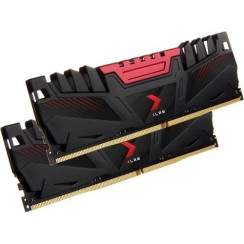 PNY - XLR8 Gaming 32 Go (2x16 Go) DDR4 DRAM 3200MHz (PC4-25600) CL16 1,35 V Kit de mémoire de bureau à double canal (DIMM) - Red