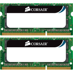 CORSAIR - 8 Go (2pk x 4 Go) 1000 MHz DDR3 Kit de mémoire de l'ordinateur portable SODIMM - vert