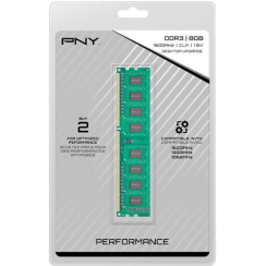 PNY - 8 GB 1,6 GHz DDR3 DIMM Desktop -Speicher - Grün
